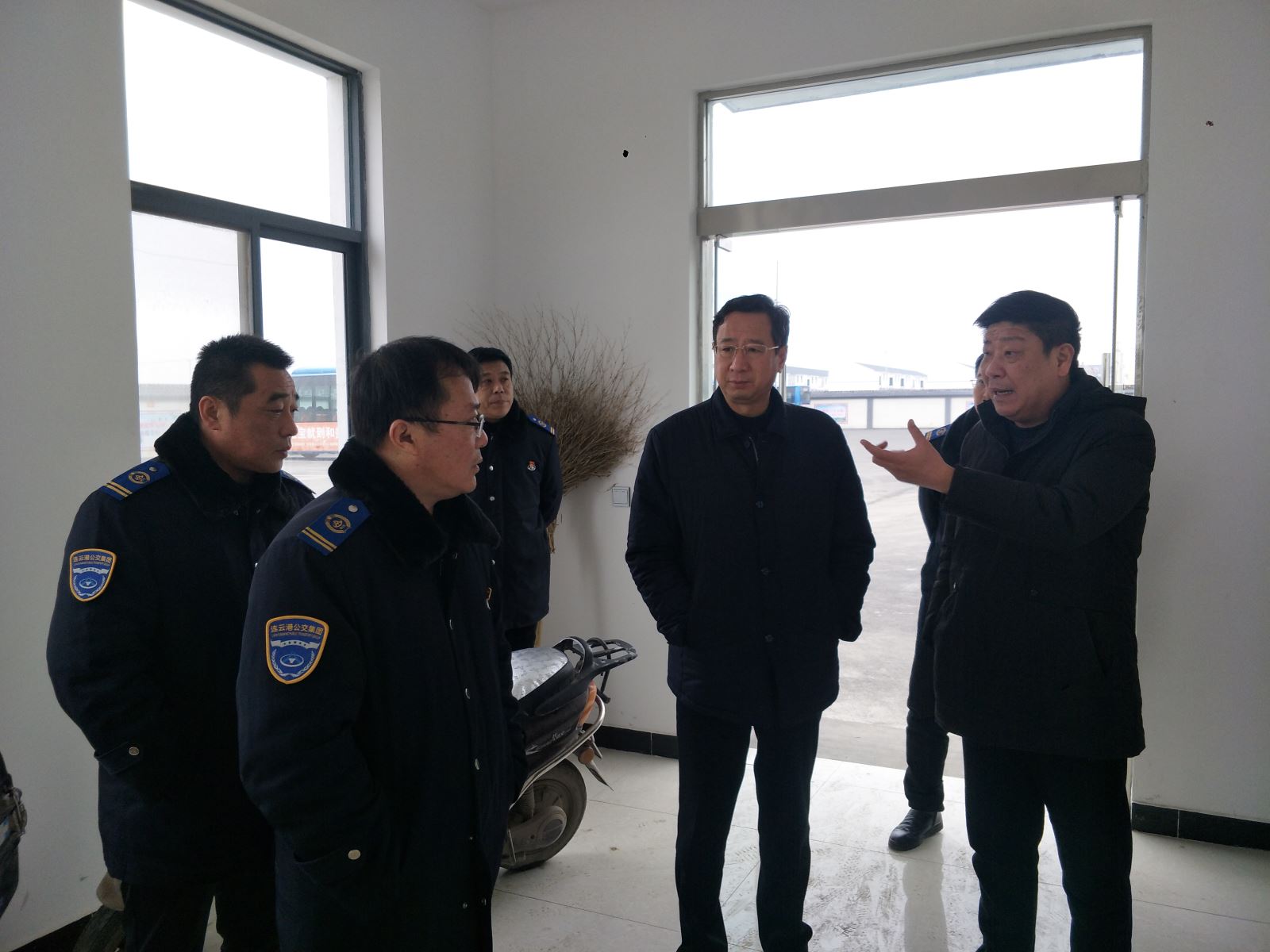 公交集團調研視察新壩鎮客運站